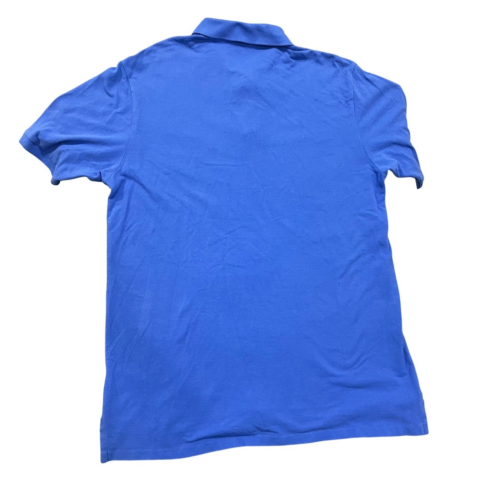 Polo Ralph Lauren Mens XLT Tall Blue Cotton Pique Short Sleeve Polo Shirt Pony - Picture 4 of 5